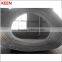 Nested riveted corrugated steel pipes, zinc plate arch tunnel metal culverts