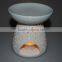 Best selling multi holes ceramic oil Burner/ spa oil burner in white color