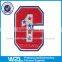 Felt fabric material patches, Letters embroidery chenille logo patch label