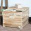 2015 wooden packing box solid wood food box with high quality
