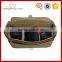 Vintage Leather Waterproof Digital DSLR Waxed Canvas Camera Bag
