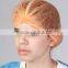 Bouffant Cap 18" White non-woven fabric with detective strip