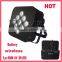 WLP-02 HOT 9x 10w pcs 5 in 1 RGBWA 8w led flat par light color wall wash lighting wedding