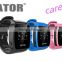 unlocked mobile phone smart watch GPS Location Tracking CE, Fcc, Rohs, PTCRB certificates Caref hand Watch