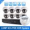 8PCS 1080p Outdoor Waterptoof Night Vision 10M Dome Network IP Kit 2MP Outdoor