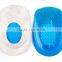 2 Gel Heel Cups Pads Silicone & Suede Insole Cushions Foot Care Feet Shoe Insert