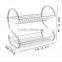 High quality Stainless Steel Dish Rack /Dish Drain Rack / Dryer Drainer Tray Plate Cup Storage
