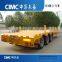 CIMC Lowbed Tractor Trailer, 3 Axle Low Bed Construction Trailer On Low Price