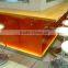 Acrylic Glass Panel Counter top Reception Desk Design