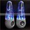 Water dancing speaker lamp Led Stereo for laptop and mobile phone promotional gift