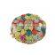 colorful round shape hard box flower crystal ladies clutch purses stone evening party clutch bag (88165A-C)