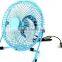 wholesale hot selling 6inch metal mini toy fan desk mini electric hand fan usb charge mini fan