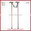 aluminum flared handle adjustable elderly old man folding walking stick for old people