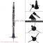 New Portable ABS Clarinet Stand Folding Fits Inside Bell