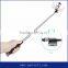 New Update 2015 wholsale monopod selfie stick, mini selfie stick, wired selfie stick