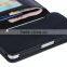 mobile phone leather wallet with card holder smart phone leather case