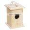 China suppliers FSC&SA8000 OEM garden pine christmas gift wooden animal garden bird house