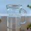 High quality clear beer glass mug creative with a handle large capacity 500ml