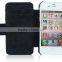 Popular best quality Sublimation leather flip wallet phone case for Iphone4/4S