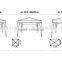 Portable design folding gazebo for outdoor