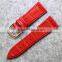 Jranter exotic genuine crocodile leather colorful watch band leather in high quality