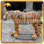 KANO5979 Indoor Artificial Animal Statue Real Fiberglass Tiger