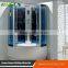 Large rectangle shower cabin with steam and massage