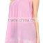 Sequin Embroidered Relaxed Fit Sleeveless V-Neck Top