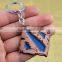 Newest PC game dota 2 keychain colorful alloy key rings keychains dota 2