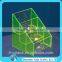 3 tiers homemade wholesale plexiglass acrylic brochure display, flyer stand for leaflet displaying