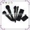 Wholesale Super Star New Style 6pcs Multi-functional Goat Hair Rubber Handle Makeup Brushes Cosmetics Kabuki Makeup Brush Set