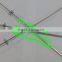 stainless steel skewers/BBQ skewers/charcoal BBQ skewers with gear