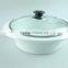 Stock ceramic soup tureen with glass lid/cover with cheap price