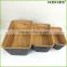 Bamboo daily use kitchen storage box Homex BSCI/Factory
