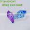 clear acrylic diamond shape crystal bead accessories hanging wedding decorations