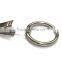 Chrome Plated ID30mm & OD37mm Rod Ring With Clip Hanging / A Ring With A Clip / Iron Curtain Ring With Clip
