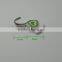 4pcs Durable Mini Adhesive Plastic/Metal Wall Hook with Sticker