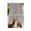 Wholesale Custom Fashion Apparel Woman Beautiful Wrap Front Cardigan Tassel Fringe Trim Designer Cardigan Sweater New Arrival