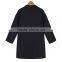 new design plus size straight fit None neck korean style fashion women coat