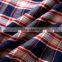 New Design Spring Middle Classic School Uniform Plaid Shirt