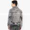 gray washed fitness casual boys jacket with high quality