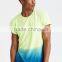 MGOO Wholesale Mens Dip Dye T Shirt Cheap Round Neck Slim Fit Fashion T Shirts