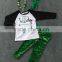 2016 New Arrival St Patrick Sets Luck Girl Sets Arrow Sequins Pants Sets Long Sleeve With the Accessories