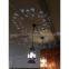 Flush Mount 1 Light Classical Droplight Restoring Ancient Ways Antique Brass Spray Lacquer Glass Metal