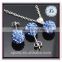 XP-JS-0208 ACTORY PRICE teartrop Bijoux rhinestone jewelry set in latest design