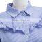 Women Long Sleeve Striped Dress Shirt Latest Fashion Dresses Design Photo For Ladies