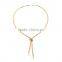 2015 fashion metal chain necklace Circle Necklace287
