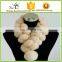 round neck scarf winter women's rex rabbit fur collar scarf