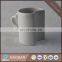 11oz white sublimation ceramic couple mug with heart shape handle