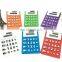 Factory direct supply 8 Digits Refrigerator Magnetic Silicone Foldable Calculator
